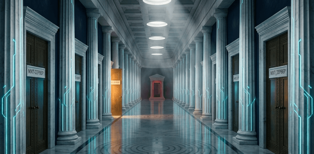 Daedalus built the Labyrinth so no one inside could tell where they were. The Infinite Hallway works the same way - every door looks like the one the agent meant to open, only one leads back to your own machine.
